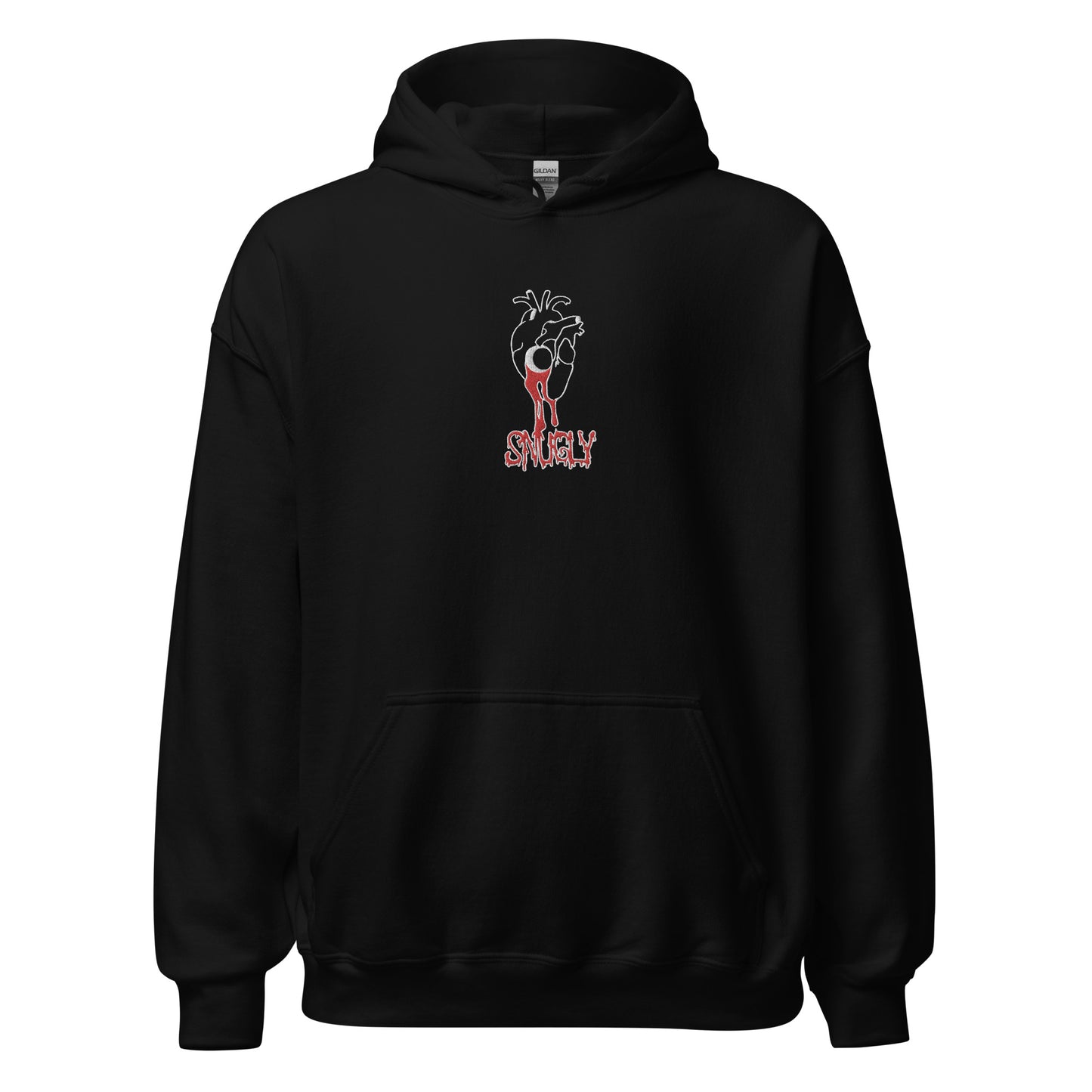 Snugly Hollow Heart Hoodie