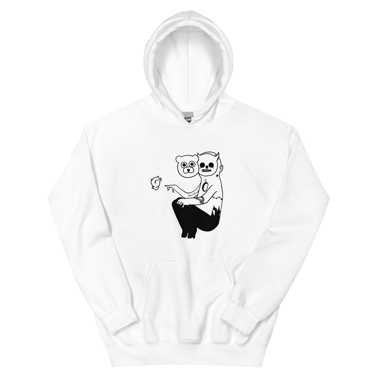 Snugly Diabolus Hoodie - White